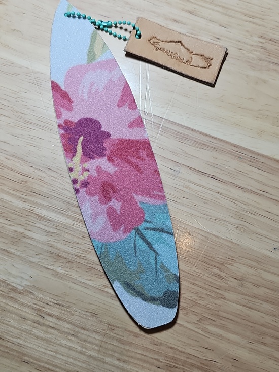 East Meets West Leather Co Other - Floral Print Surfboard Shaped Nail File